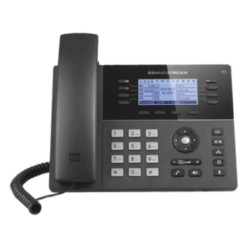 Teléfono IP Gama media de 8 Líneas con 4 teclas de función, 32 teclas de extensión BLF digital y conferencia de 5 vías PoE Gigabit