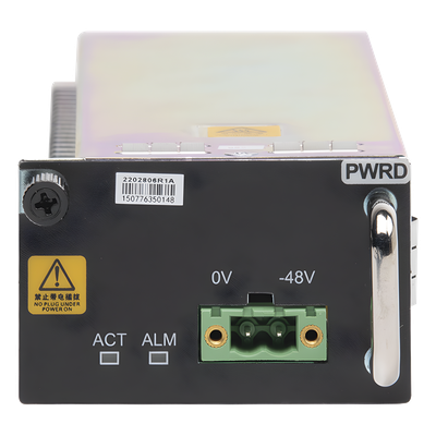 Fuente de Poder para OLT / -48 Vcc / Rango Entrada -40 a 57 Vcc / Monitoreo Activo/Standby / Conmutación Automática por Falla