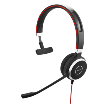 Diadema / Auricular Jabra Evolve 40 Mono / USB y 3.5mm / Cancelación de Ruido / Indicador de Ocupado (6393-823-109)