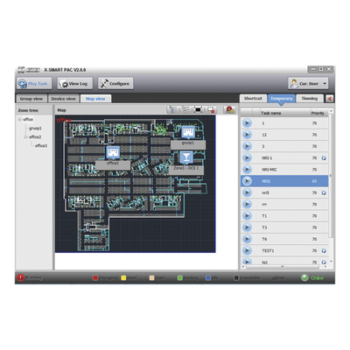 Software de Gestión PAVA / 20 Controladores / 20 Canales de Audio / Gestión Centralizada Ethernet / Mapa Interactivo / Registro de Eventos