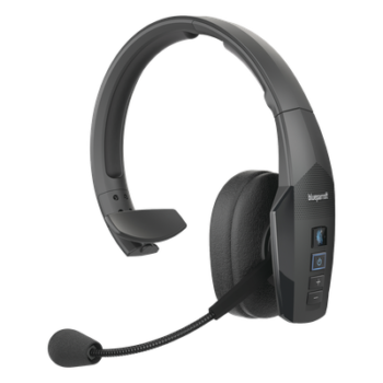 BlueParrott B450-XT MS , cancelación de ruido del 96%, Bluetooth, IP64, control de voz, para ambientes ruidosos (204305).