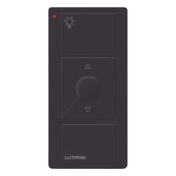 Control Inalámbrico de Iluminación / 3 Botones con Subir y Bajar / Alcance 18 m (59.1 ft) / RF 431-437 MHz / Batería 10 Años / Negro Brillante