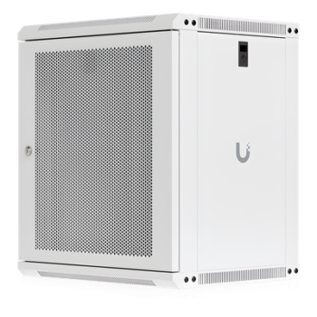 Gabinete Rack 12U / 550x450 mm / Montaje Pared / Puerta Perforada / 2 pies (635 mm) Alto