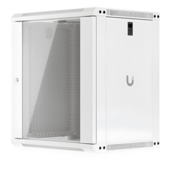 Gabinete Rack 12U / 550 x 450 mm / 50 kg Carga / Vidrio Templado / 21.7 x 17.7 x 25'