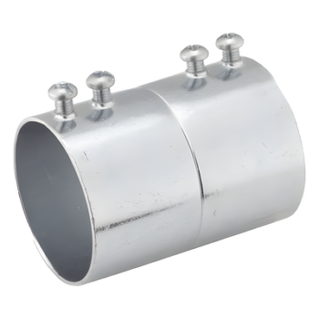 Cople para Pared Delgada / 2 in / Acero Galvanizado / Tornillo de Fijación / 83.10 mm (0.27 ft) Longitud