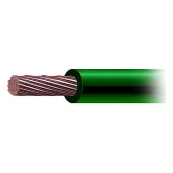 Cable THW-LS / Calibre 4 AWG / 19 Hilos / Color Verde / Venta por Metro