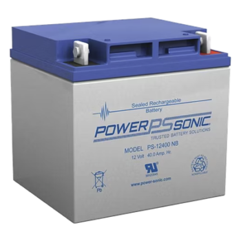 Batería 12V, 40AH, Para Respaldo, Tecnologías AGM/VRLA, 5 Años Vida Útil, Terminales NB4, Reconocida UL
