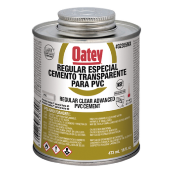 Pegamento / Cemento Claro de 473 ml para Tubo Conduit PVC Pesado.