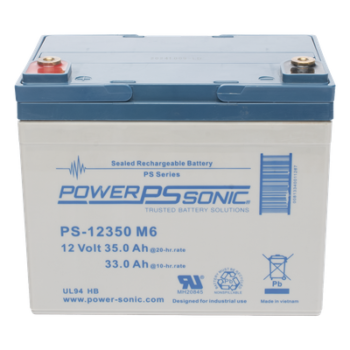 Batería 12V, 35AH, Para Respaldo, Tecnologías AGM/VRLA, 5 Años Vida Útil, Terminales M6, Reconocida UL