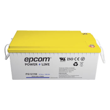 Batería de GEL PURO OPzV / 12 V @ 150 Ah / Ciclo profundo / Uso en Aplicaciones Fotovoltaicas y de Respaldo