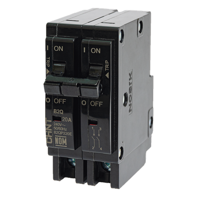 Interruptor Termomagnético Enchufable / 2 Polos / 30A / 240V / Capacidad Interruptiva 10 kA / Rango -30 a 70°C