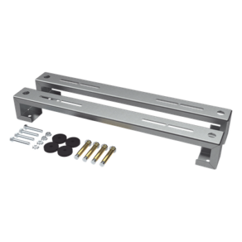 Base para minisplit para piso universal ajustable para capacidades de 1 a 3 toneladas con pernos deslizables y amortiguación