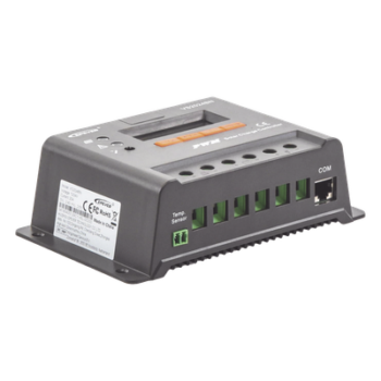 Controlador Solar de Carga y Descarga PWM 12/24V 20A con Display, Parámetros Configurables