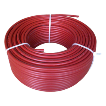 Bobina de 100 metros / Cable fotovoltaico / Rojo / Recubrimiento XLPE / 4mm² / 12 AWG / Hasta 1,800 Vcc