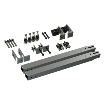 Caja de accesorios de aluminio  anodizado para montaje VEKTOR8R1M , arreglo 1X4 para techo