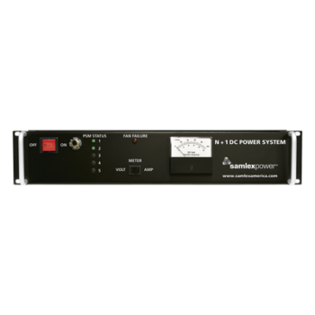 Fuente de Poder Conmutada 13.8V, 40A, Instalación en Rack con Cargador de Baterías