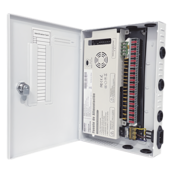 Fuente / 11-15 V / 18 canales / 20 A / Alta tecnología en seguridad / Doble ventilador / Hasta 1.8 Amperes por Salida / Filtro de ruido por canal / Diseño de alta gama.
