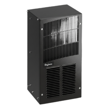 Aire Acondicionado Compacto Para Exterior, Uso en Gabinetes de Telecomunicaciones de Grado Industrial, Frío T20, 2000 BTU, 115 Vca, de Acero, Color Negro