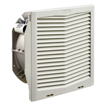 Ventilador Con Filtro de Montaje Lateral HF13, Con Flujo de Aire de 395 CFM, 115 Vca, Color Gris Claro