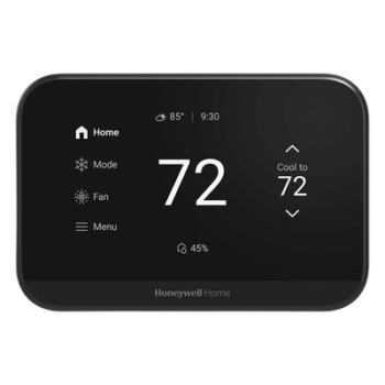 Termostato inteligente con pantalla táctil de 4.3 pulgadas, WiFi, Bluetooth y Matter, para bomba de calor 3H/2C o sistema convencional 2H/2C, color negro
