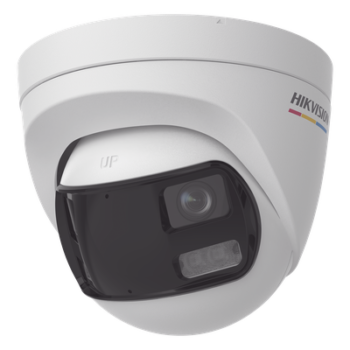 [ColorVu + Panoramica + Dual Light] Turret TURBOHD 3K (5 Megapixel) / Micrófono Integrado / Visión 180° / Imagen a Color 24/7 / 40 mts Luz Blanca + 40 mts IR / Exterior IP67 / WDR