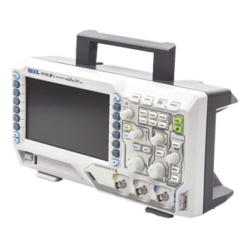 Osciloscopio Digital RIGOL de 2 Canales Análogos, 200 MHz de Ancho de Banda Análoga, Vel. de Muestreo-Tiempo Real de 1 GS/s, Base de Tiempo (min.) de 2 ns/div.