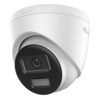 [Dual Light] Turret IP de 2 Megapixel   / Lente 2.8 mm /  Ángulo de visión 101° / 20 mts IR + 15 mts Luz Blanca / Micrófono Integrado / ACUSENSE Lite /  Exterior IP67 / PoE / dWDR / H.265+ / ONVIF