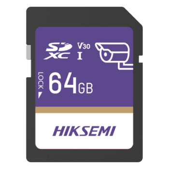 Tarjeta SD GuardPro P10 / 64 GB / 100 MB/s Lectura / 90 MB/s Escritura / Clase 10 U3 V30 / 3D TLC NAND / Especializada Para Videovigilancia 24/7