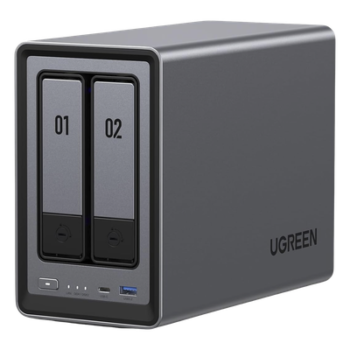 NASync DXP2800 | SO UGOS Pro |  Intel N100 12th Gen Intel® 4 Core™ | 2 Bahías SATA hasta 48TB | 2-Bahias (M.2 NVMe) hasta 16TB | 8GB DDR5 (Exp. a 16GB) | Ethernet 2.5G  | HDMI 4K | 2* USB2.0 | 1*USB 3.2Gen | 1* USB 3.2Gen2 | 1*USB-C 3.2Ge