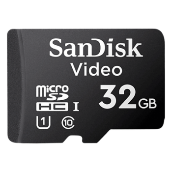 Memoria microSD SanDisk 32GB / Alta Resistencia / Videovigilancia / Clase 10