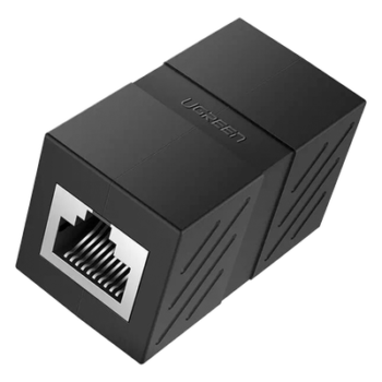 Acoplador (Extensor de Cable Ethernet RJ45 a RJ45) | 1000Mbps | Compatibilidad con Cat7 Cat6A Cat6 Cat5e | Compatible con POE | Ignífugo | ABS