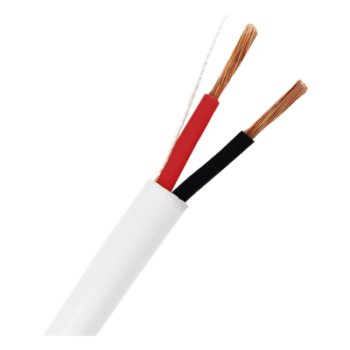 Bobina de 152 m (500 ft) / Cable para Bocina 2x16 AWG / Libre de Oxígeno / Blanco