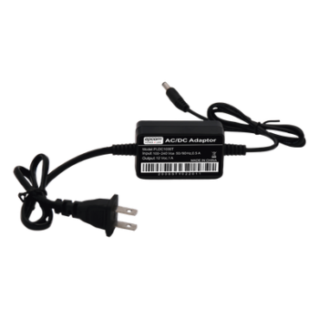 Adaptador de Pared de 12Vcc @ 1 A con cable y clavija Nema 1-15 / 0.5 metros a la toma de alimentación / 0.5 metros a la conexión del dispositivo