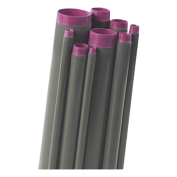 Tubo Conduit rígido de aluminio de 3/4” (19 mm) con recubrimiento de PVC de 3.05 m con cople.
