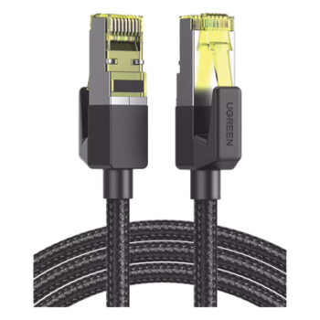 Cable Ethernet Cat7 CLASS F/FTP Redondo con Malla de Nylon 5 Metros (16.40 Pies)