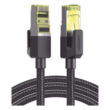 Cable Ethernet Cat7 CLASS F/FTP Redondo con Malla de Nylon 1 Metro (3.28 Pies)
