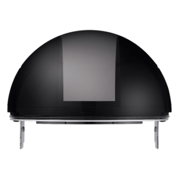 Cubierta de Domo Ahumado SPB-PTZ85W / Aluminio Blanco RAL 9003 / Compatible PTZ PLUS Hanwha Vision / Diámetro 158 mm (6.2 in) / Peso 204 g
