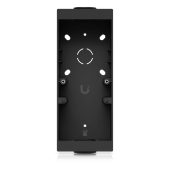 Caja de Conexión Color Negro para Lectores Profesionales UniFi Access y Doorbell, Montaje en Superficie Plana, Compatible con Conduit de 3/4"
