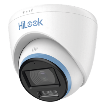 [Dual Light + ColorVu] Turret TurboHD 3K / 5 Megapixel / Lente 3.6 mm / 40 mts IR EXIR + 40 mts Luz Blanca / Micrófono Integrado / Exterior IP67 / dWDR