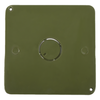 Tapa para Caja Cuadrada de 4 " para instalaciones con tubería PVC Conduit pesado.
