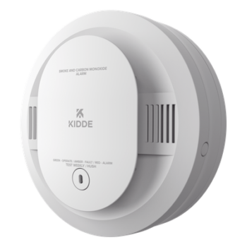 Detector combinado de humo y monóxido de carbono, fotoeléctrico y electroquímico, alimentado por baterías AA, paquete de 6