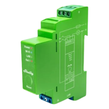 Regulador Inteligente DIN / 1 Canal / Atenuación Progresiva / Medición de Potencia / Wi-Fi 2.4 GHz / Bluetooth / Ethernet / 110-240V AC / 16 A