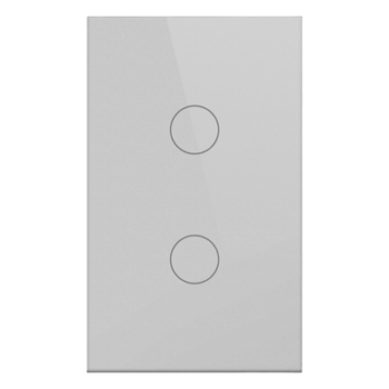(ZigBee) Apagador switch inalámbrico ZigBee . Cable Neutro Opcional, control de 2 regresos de carga, 110V