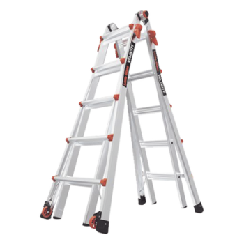 Escalera Multi-Posiciones de 6.7 m (22') para Suelos Inclinados o con Desniveles.