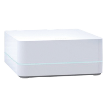 Repetidor inalámbrico para extender el alcance RF de un sistema Caseta Wireless, cobertura aproximada de 232 m², alimentación USB de 5 V con adaptador incluido