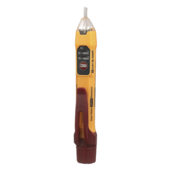 Detector de Voltaje sin Contacto tipo Lápiz, de Doble Rango de 12 a 1000 V CA o de 70 a 1000 V CA.