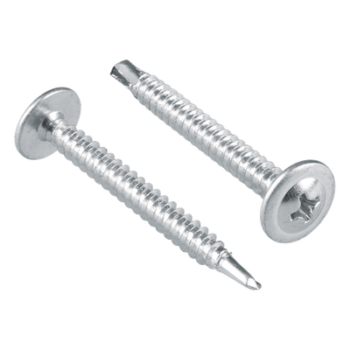 Tornillo Pija Punta de Broca / Cabeza Truss / #8 x 3/4" / Acero Galvanizado / Paquete 100 Unidades