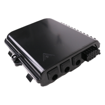 Caja de Empalme FTTx / 24 Fusiones / Splitter 1x8 SC/APC / 8 Acopladores SC/APC / IP65 / 3 Entradas Ø 6-12 mm