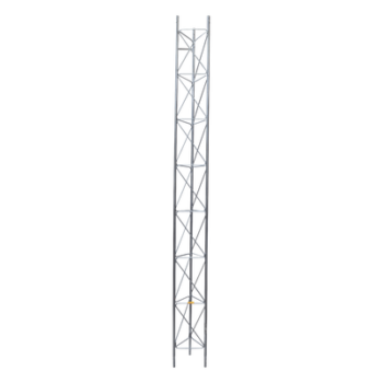 Tramo de Torre Arriostrada / 3 m (9.8 ft) x 30 cm / Galvanizado Electrolítico / Acero A-36 / Resistencia Viento 200 km/h / Carga 200 kg