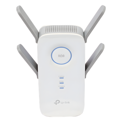 Extensor WiFi AC / 2600 Mbps / Doble banda 2.4 GHz y 5 GHz / Puerto Gigabit / 4 antenas externas